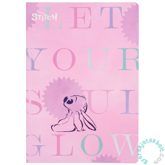 Coolpack - Disney Stitch - Glow 60 lapos A/5 jegyzetfüzet - vonalas (74968PTR)