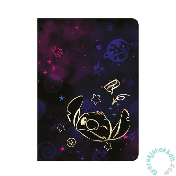Coolpack - Disney Stitch - Gold 32 lapos A/5 füzet - kockás (96199PTR)