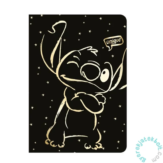 Coolpack - Disney Stitch - Gold 32 lapos A/5 füzet - kockás (96212PTR)