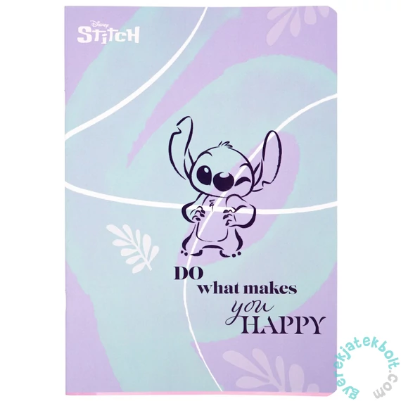 Coolpack - Disney Stitch - Happy 60 lapos A/5 jegyzetfüzet - vonalas (74951PTR)