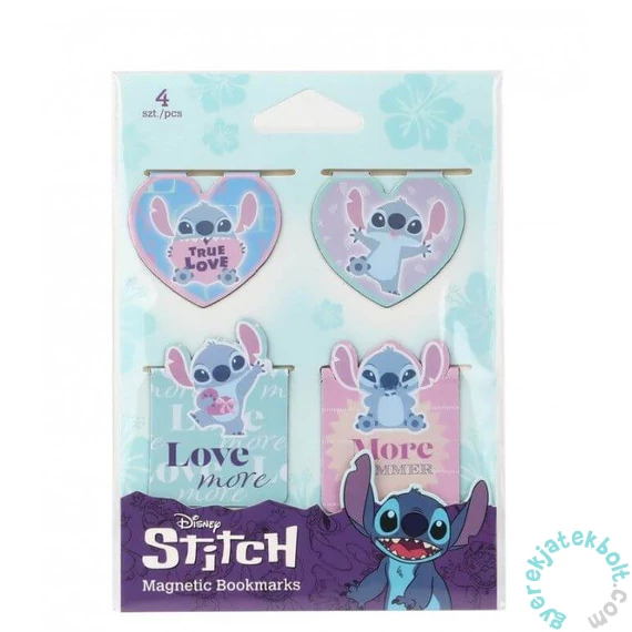 Coolpack - Disney - Stitch mágneses könyvjelző - 4 db-os - True Love (75361PTR)