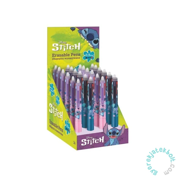 Coolpack - Disney - Stitch négyszínű radírozható golyós toll - kétféle (93730PTR)