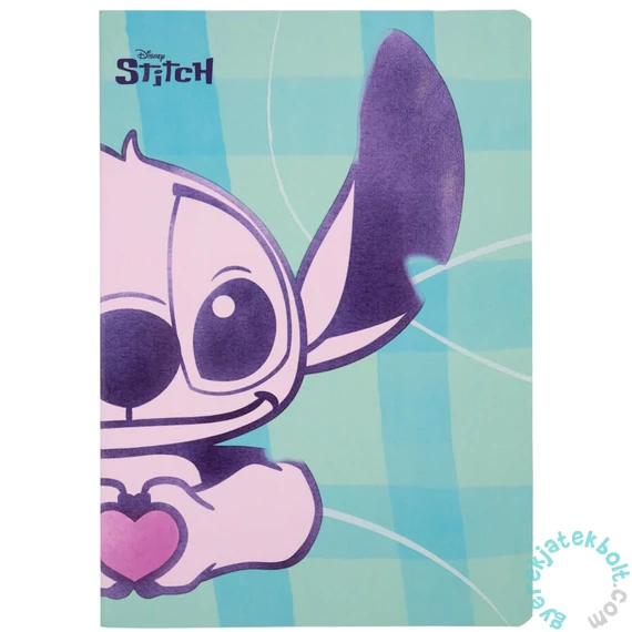 Coolpack - Disney Stitch - Szivecskés 60 lapos A/5 jegyzetfüzet - vonalas (74944PTR)