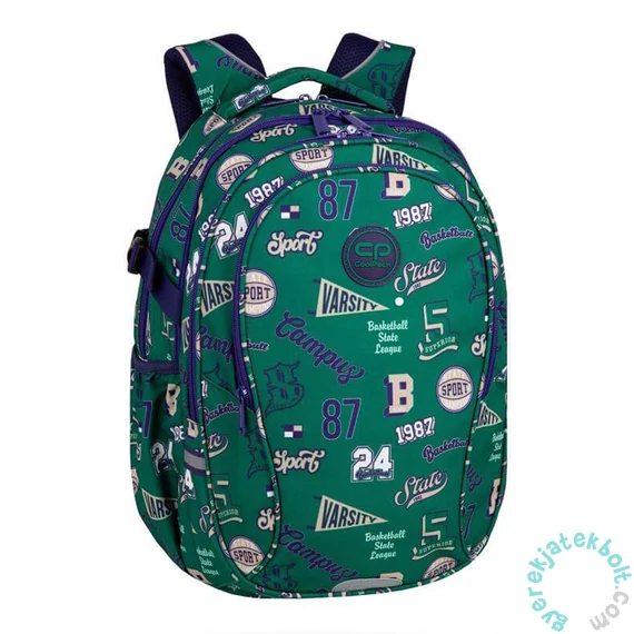 Coolpack - Factor iskolatáska, hátizsák - 4 rekeszes - American Retro (F002901)