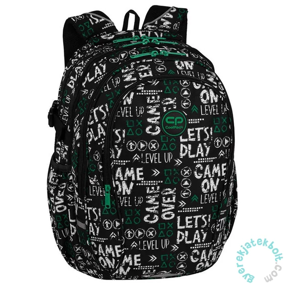 Coolpack - Factor iskolatáska, hátizsák - 4 rekeszes - Game On (F002806)