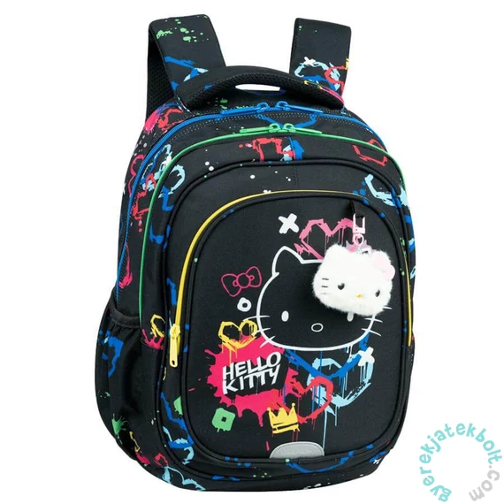 Coolpack - Fast iskolatáska, hátizsák - 2 rekeszes - Hello Kitty - Black Neon (F163034)