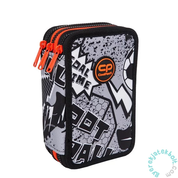 Coolpack - Jumper felszerelt 3 emeletes tolltartó - Grey Ball
