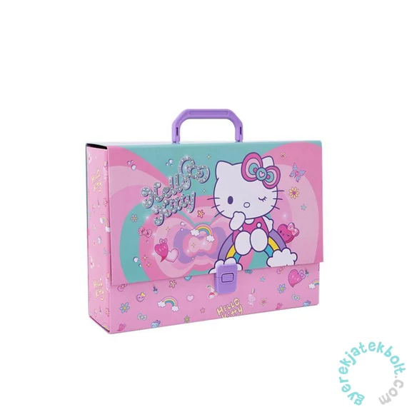 Coolpack - Kemény fedeles A/4 gumis mappa - 9 cm - Hello Kitty - Pink (13150PTR)