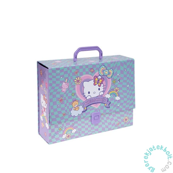 Coolpack - Kemény fedeles A/4 gumis mappa - 9 cm - Hello Kitty - Pink (13167PTR)