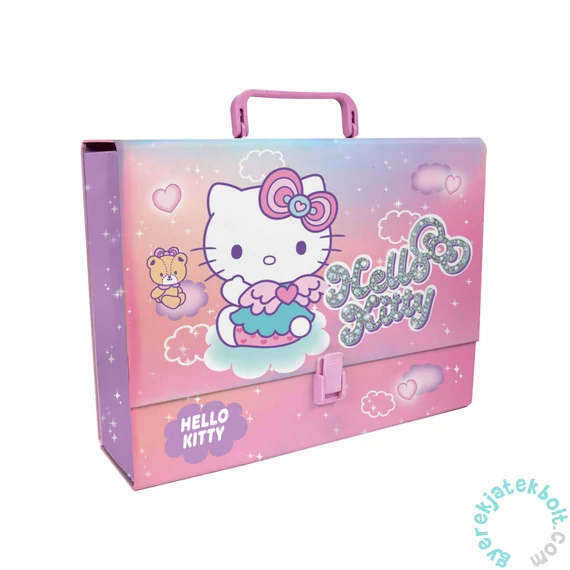 Coolpack - Kemény fedeles A/4 gumis mappa - 9 cm - Hello Kitty - Pink (13174PTR)