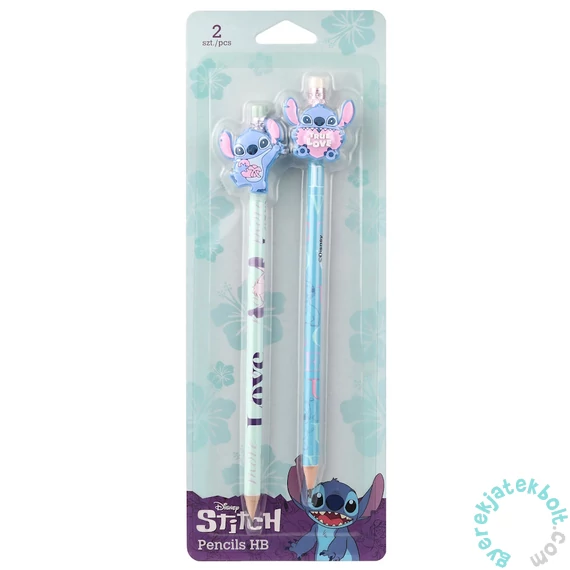 Coolpack - Grafitceruza radírral - 2 db-os - Disney Fashion - Stitch (75255PTR)