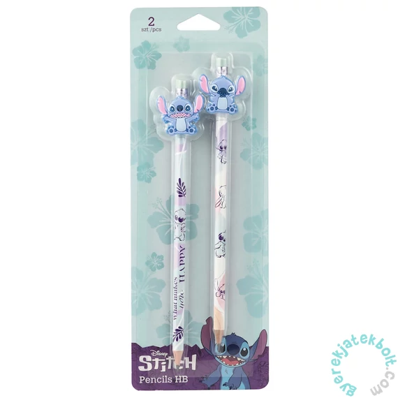 Coolpack - Grafitceruza radírral - 2 db-os - Disney Fashion - Stitch (75262PTR)