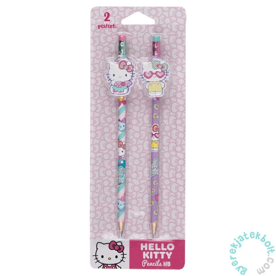 Coolpack - Grafitceruza radírral - 2 db-os - Hello Kitty - Pink (10654PTR)