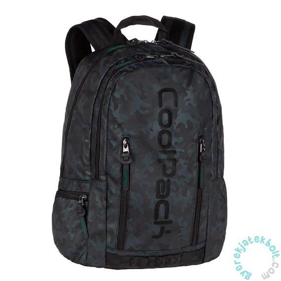 Coolpack - Impact ergonomikus iskolatáska, hátizsák - 2 rekeszes - Camo Green Dark