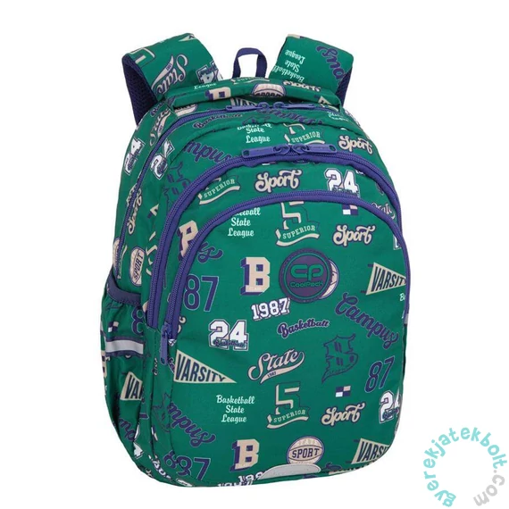 Coolpack - Jerry ergonomikus iskolatáska, hátizsák - 3 rekeszes - American Retro (F029901)