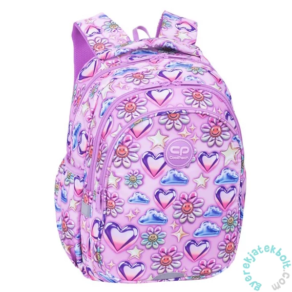 Coolpack - Jerry ergonomikus iskolatáska, hátizsák - 3 rekeszes - Balloons (F029970)
