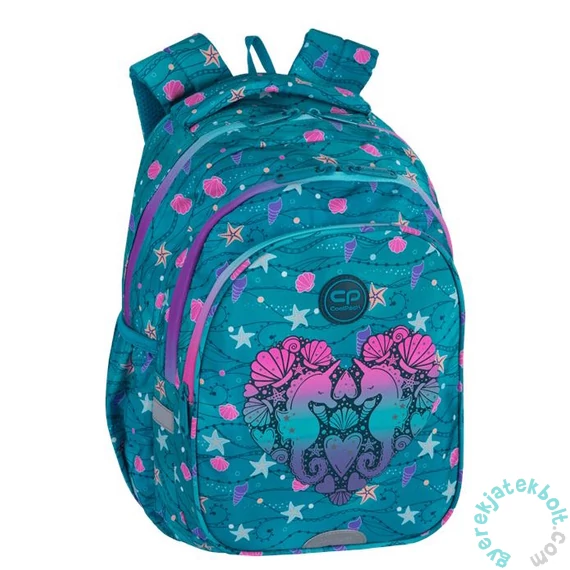 Coolpack - Jerry ergonomikus iskolatáska, hátizsák - 3 rekeszes - Seafish (F029963)