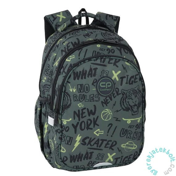 Coolpack - Jerry ergonomikus iskolatáska, hátizsák - 3 rekeszes - Tiger (F029931)