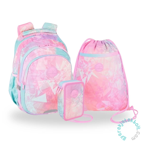 Coolpack - Pick iskolatáska szett - Tie Dye - felszerelt tolltartóval (F099912-1-szett)
