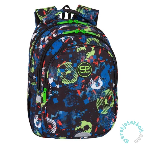 Coolpack - Jerry iskolatáska, hátizsák - 3 rekeszes - Football (F029336)