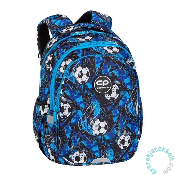 Coolpack - Jerry iskolatáska, hátizsák - 3 rekeszes - Soccer