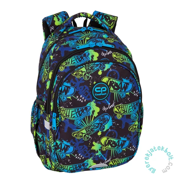 Coolpack - Jerry ergonomikus iskolatáska, hátizsák - 3 rekeszes - Skate Night (F029930)
