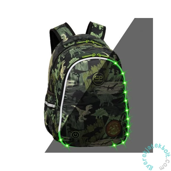 Coolpack - Jimmy LED-es iskolatáska, hátizsák - 2 rekeszes - Adventure Park