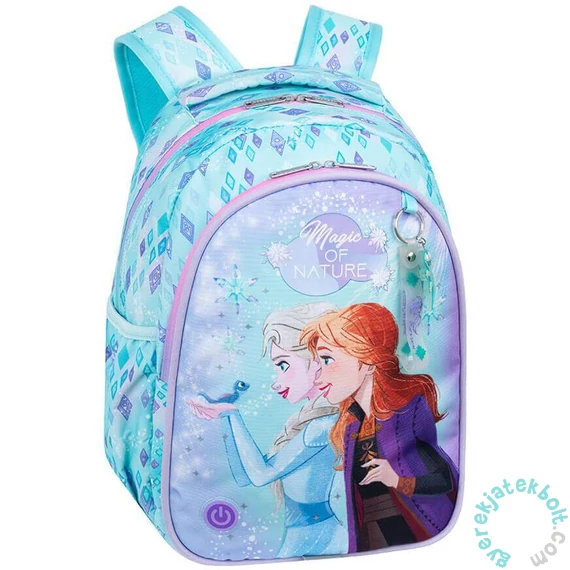 Coolpack - Jimmy LED-es iskolatáska, hátizsák - 2 rekeszes - Disney - Frozen (F110776)