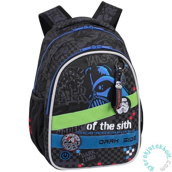 Coolpack - Jimmy LED-es iskolatáska, hátizsák - 2 rekeszes - Disney - Star Wars (F110779)