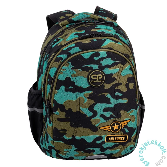 Coolpack - Joy S ergonomikus iskolatáska, hátizsák - 3 rekeszes - Air Force