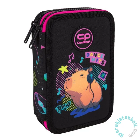 Coolpack - Jumper 2 felszerelt 2 emeletes tolltartó - Capybara Music (F066961)