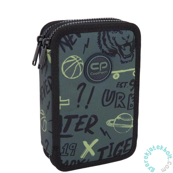 Coolpack - Jumper 2 felszerelt 2 emeletes tolltartó - Tiger (F066931)