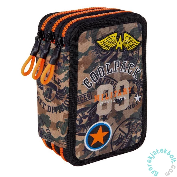 Coolpack - Jumper 3 FELSZERELT 3 emeletes tolltartó - Badges (E67023)