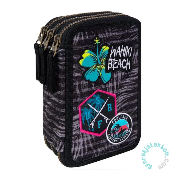 Coolpack - Jumper 3 FELSZERELT 3 emeletes tolltartó - Badges Girls - Grey (B67155)