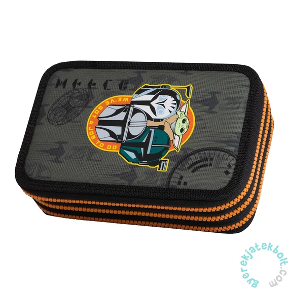 Coolpack - Jumper 3 felszerelt 3 emeletes tolltartó - Disney - Mandalorian (F067781)