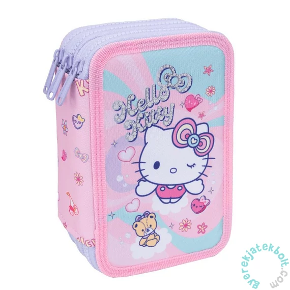 Coolpack - Jumper 3 felszerelt 3 emeletes tolltartó - Hello Kitty - Pink (F067025)