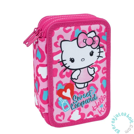 Coolpack - Jumper 3 felszerelt 3 emeletes tolltartó - Hello Kitty - Sweet Leopard (F067035)