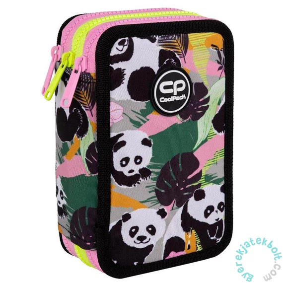 Coolpack - Jumper 3 felszerelt 3 emeletes tolltartó - Panda Gang (F067829)