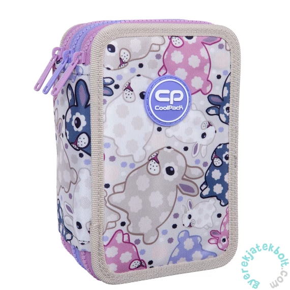 Coolpack - Jumper 3 felszerelt 3 emeletes tolltartó - White Bunny (F067833)