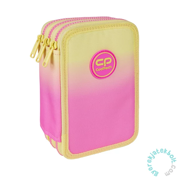 Coolpack - Jumper felszerelt 3 emeletes tolltartó - Gradient Peach