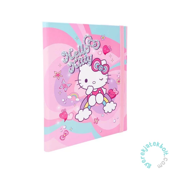 Coolpack - Kemény fedeles A/4 gumis mappa - 3 cm - Hello Kitty - Pink (12979PTR)