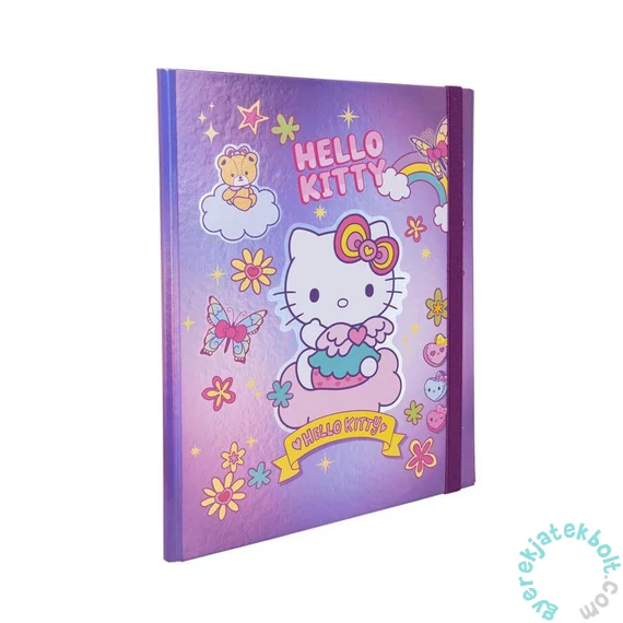Coolpack - Kemény fedeles A/4 gumis mappa - 3 cm - Hello Kitty - Pink (15291PTR)