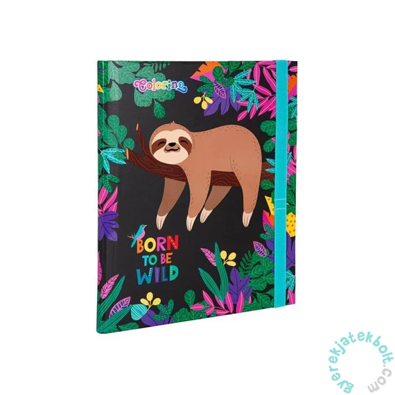 Coolpack - Kemény fedeles A/4 gumis mappa - Wildkid (45517PTR)