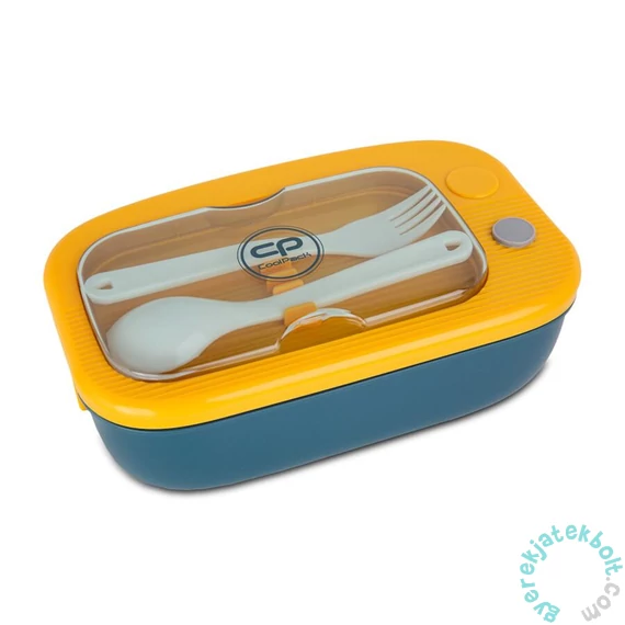 Coolpack - Mil műanyag uzsonnás doboz evőeszközökkel - Blue Yellow (Z31001)