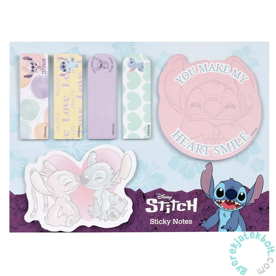 Coolpack - Öntapadós jegyzettömb - Disney Fashion - Stitch - kék (75392PTR)