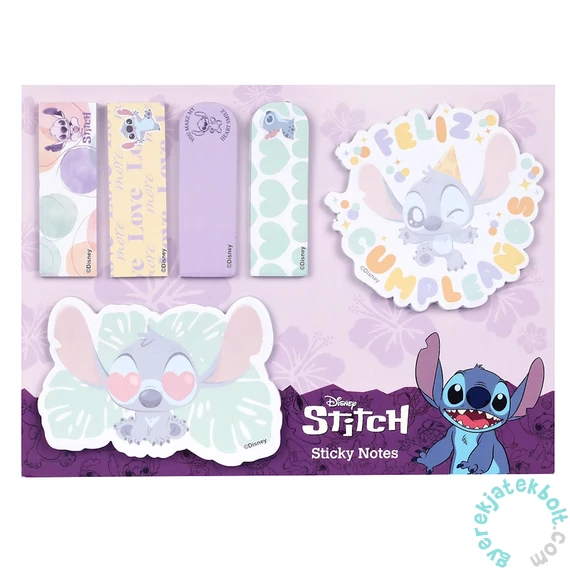Coolpack - Öntapadós jegyzettömb - Disney Fashion - Stitch - lila (75408PTR)