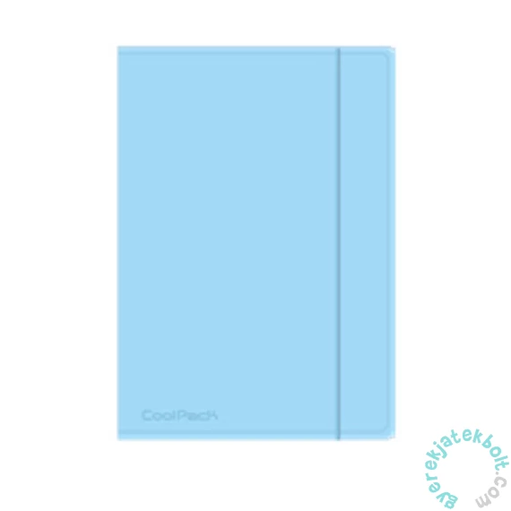 Coolpack - Pastel gumis mappa A/4 - Powder Blue