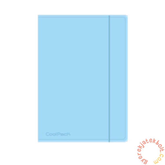 Coolpack - Pastel gumis mappa A/4 - Powder Blue