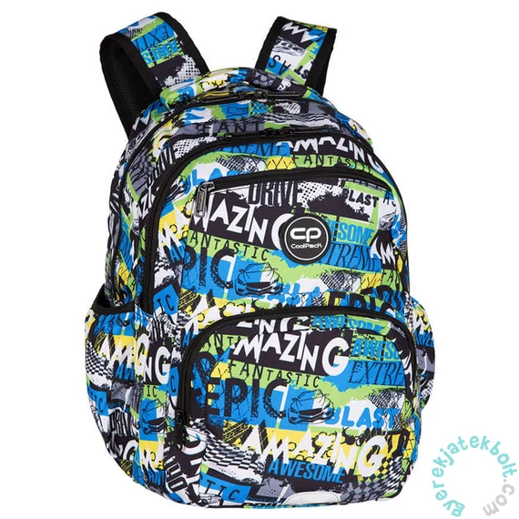Coolpack - Pick Centre iskolatáska, hátizsák - 2 rekeszes (E99556)