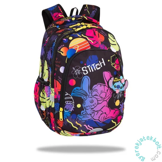 Coolpack - Prime iskolatáska, hátizsák - 2 rekeszes - Disney Fashion - Stitch - Black (F025886)